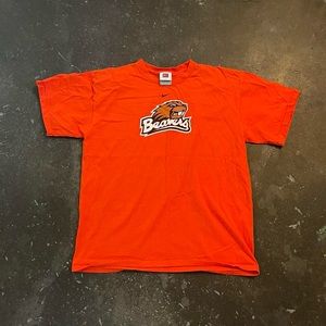 1990 beavers center swoosh football Nike shirt